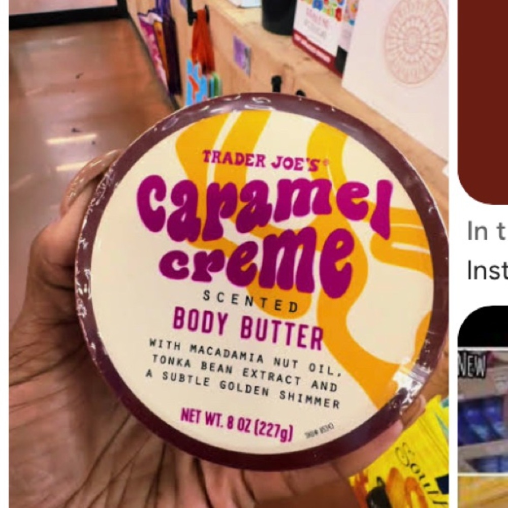 Trader Joe's Caramel Creme Scented Body Butter
